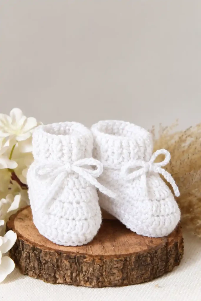Niemowlęce niechodki buciki do chrztu unisex handmade